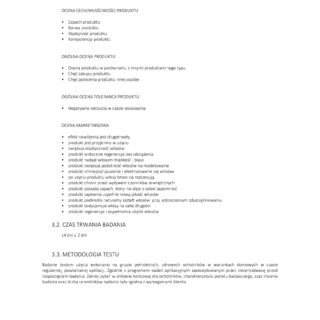 Raport z testów kosmetyków do włosów i skóry głowy marki Chemicos Group.