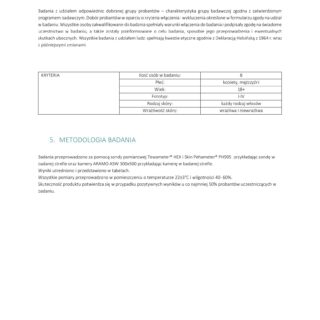 Raport z badań skuteczności produktów do pielęgnacji włosów i skóry głowy przeprowadzonych przez Chemicos Group.
