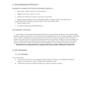 Opis i skład odżywki do włosów MUDII Conditioner Smoothing System.