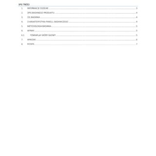 Strona tytułowa raportu z badania produktu do skóry głowy od Chemicos Group.