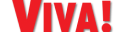 Logo magazynu VIVA! w czerwonym kolorze